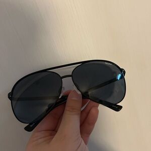 Quay Australia Dark Aviator Sunglasses